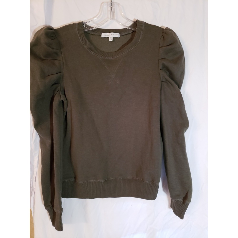 Women's Rebecca Minkoff Green Sweatshirt Size XS